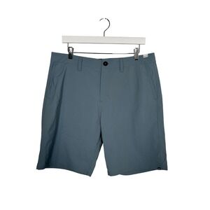 Quiksilver Blue Gray Amphibian Hybrid Shorts Stretch Boardshorts 34